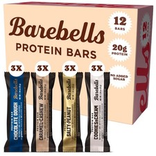 High-Protein Snack Bars Variety Pack - 12 Count, 20g Protein, Low Sugar, On-the-