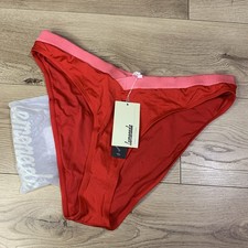 New Lemonade Dolls ladies red pink fuller bikini bottoms size 18-20