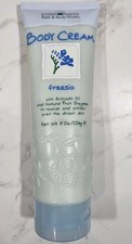 VINTAGE NEW BATH AND BODY WORKS FREESIA BODY CREAM 8 oz.