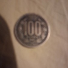 1985 Chile 100 Pesos Beautiful Rare Actual Coin TB8794*