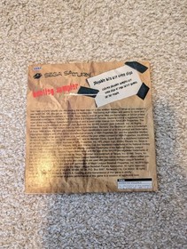 Sega Saturn MK-80000A Console Bundle 1 Controller Cables 1 Sampler Tested Works