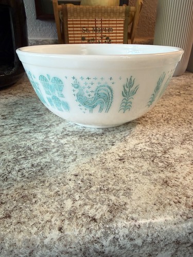 Vintage Pyrex 403 Amish Butterprint Mixing Bowl 2 1/2qt
