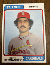 ST. LOUIS CARDINALS: Keith Hernandez Custom Modern 1974 Style Art Card