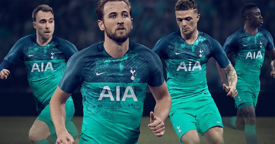TOTTENHAM HOTSPUR 2018/2019 FOOTBALL SHIRT JERSEY THIRD NIKE