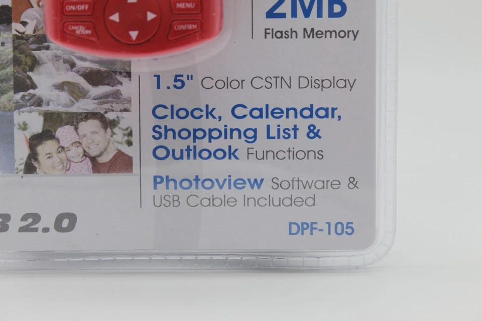 Spectra Digital - Digital Photo Frame KeyChain - Holds 50 Photos 1.5" Display - Image 2 of 4