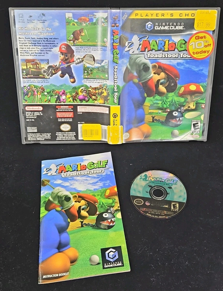 Nintendo GameCube Mario Golf: Toadstool Tour Video Games for sale