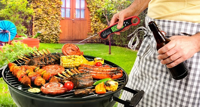 AWLKIM® Meat Thermometer Digital - Instant Read Waterproof Food Thermometer with