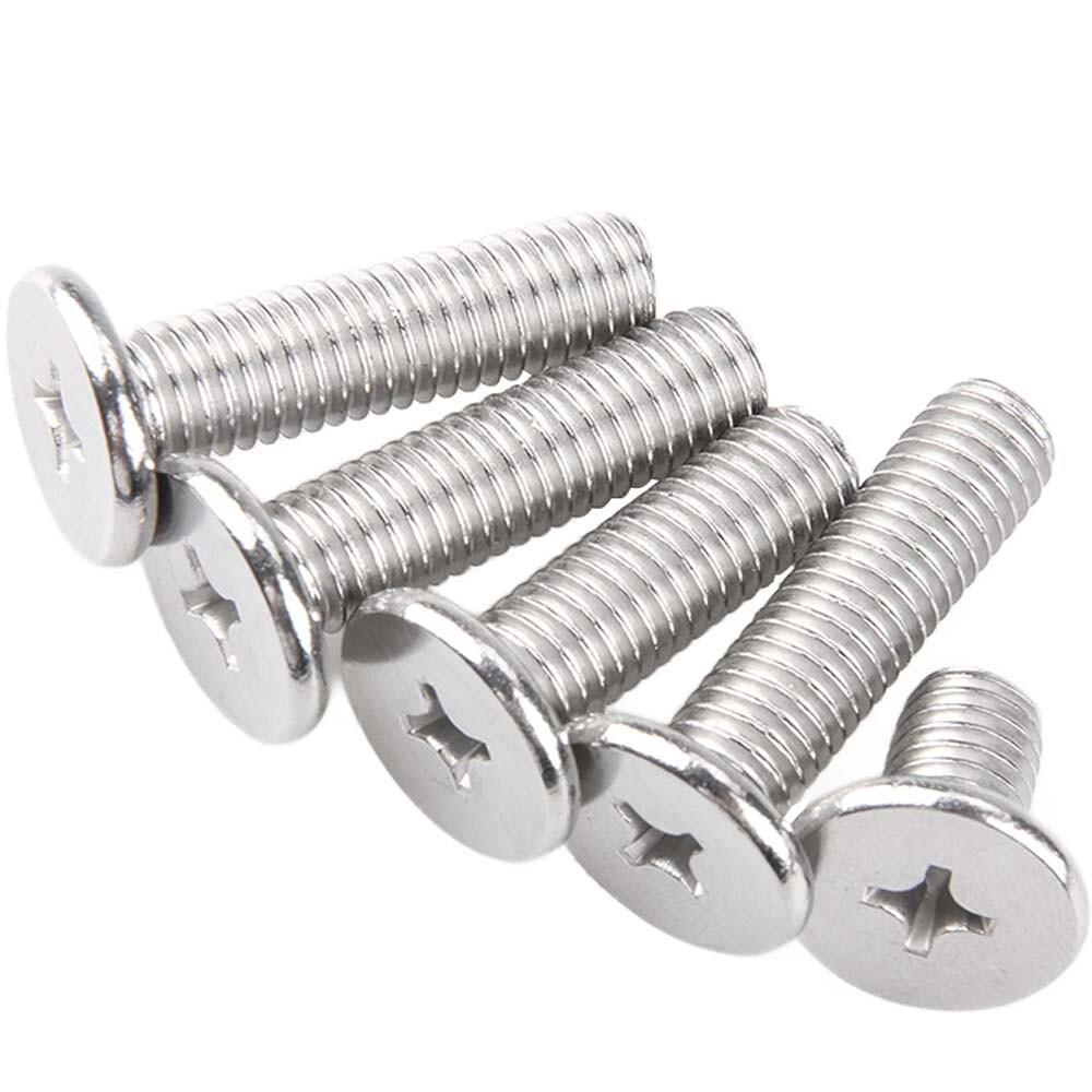 M3 Stainless Steel CM Phillips Ultra Thin Flat Wafer Head Machine Screws Bolts