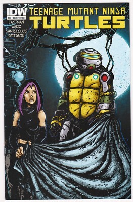 Teenage Mutant Ninja Turtles TMNT 34 By IDW Cover B Kevin Eastman 1st Metalhead