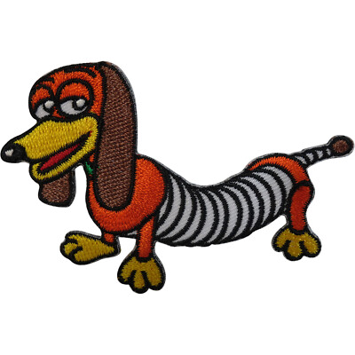 Disney Toy Story Slinky Hund Aufnäher bestickt Abzeichen Eisen Nähen T-Shirt Tasche Kappe