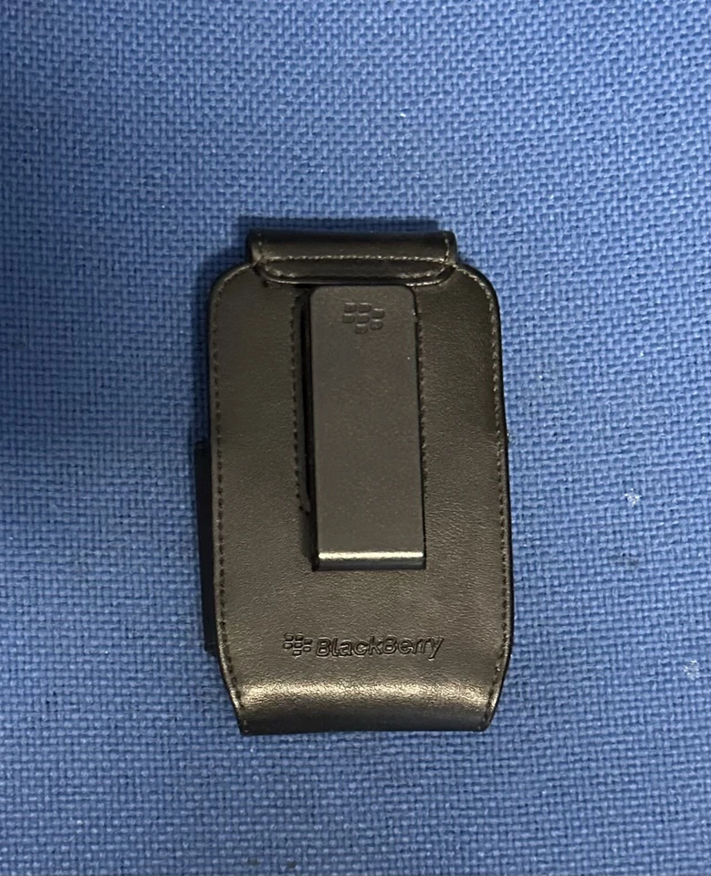 Black Vertical Leather Case with Belt Clip Pouch Holster 4.75 X 2.50 X 0.59 inch - Image 2 of 3