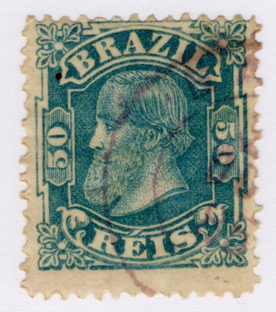 Brazil Scott 79 used with Light Purple Cancel - CV 18$