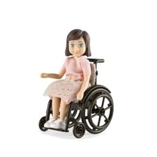  Puppe Puppenhaus Lundby Mädchen mit Rolli R...