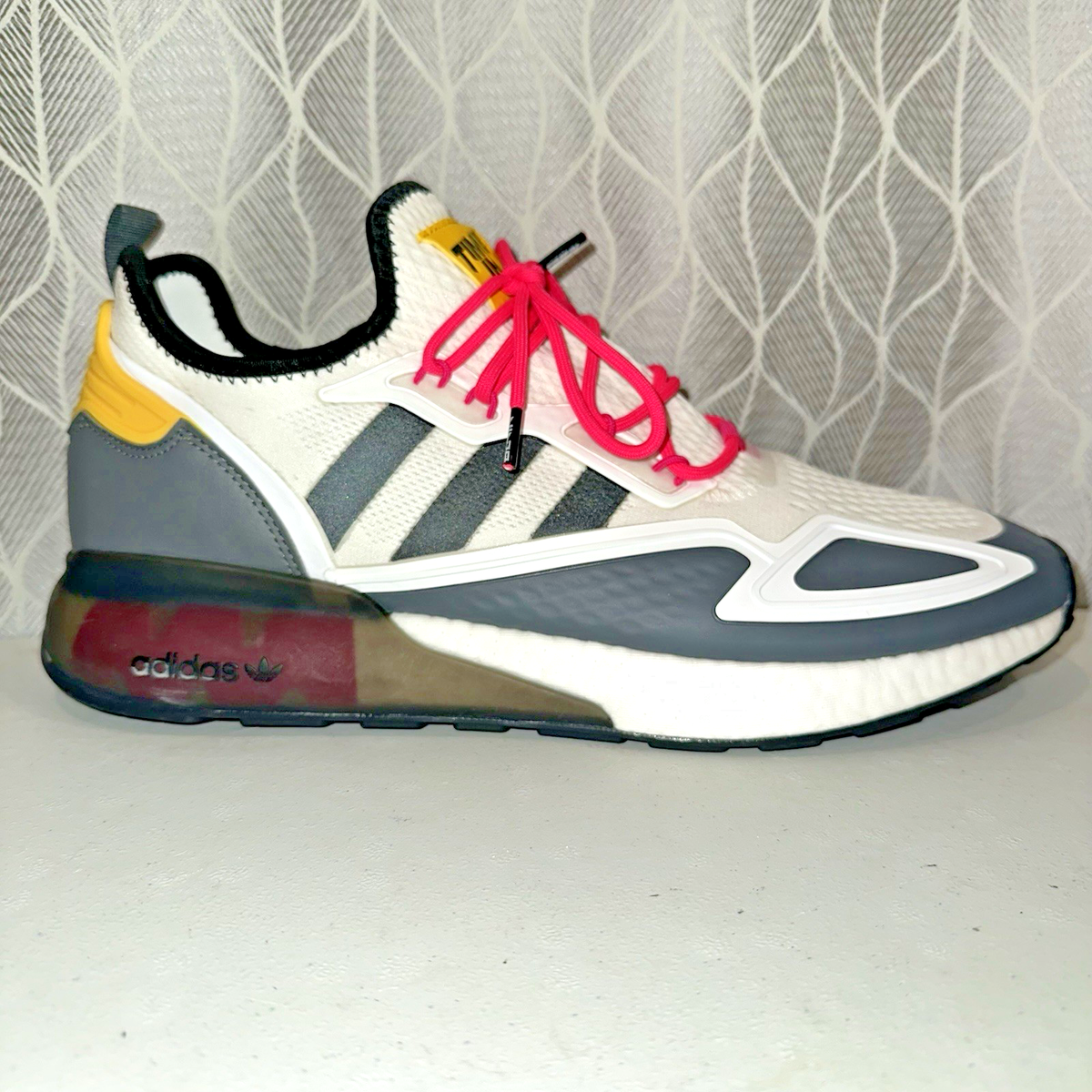 Size 13.5 - Ninja x adidas ZX 2K Boost Time In - White Grey for