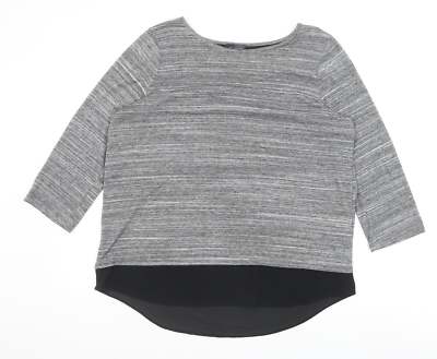 The Limited Damen Bluse grau Polyestermischung Größe L