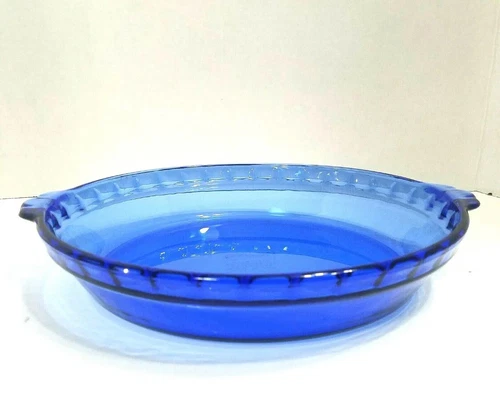 Vintage Blue Pyrex Pie Plate #229 Made in the USA