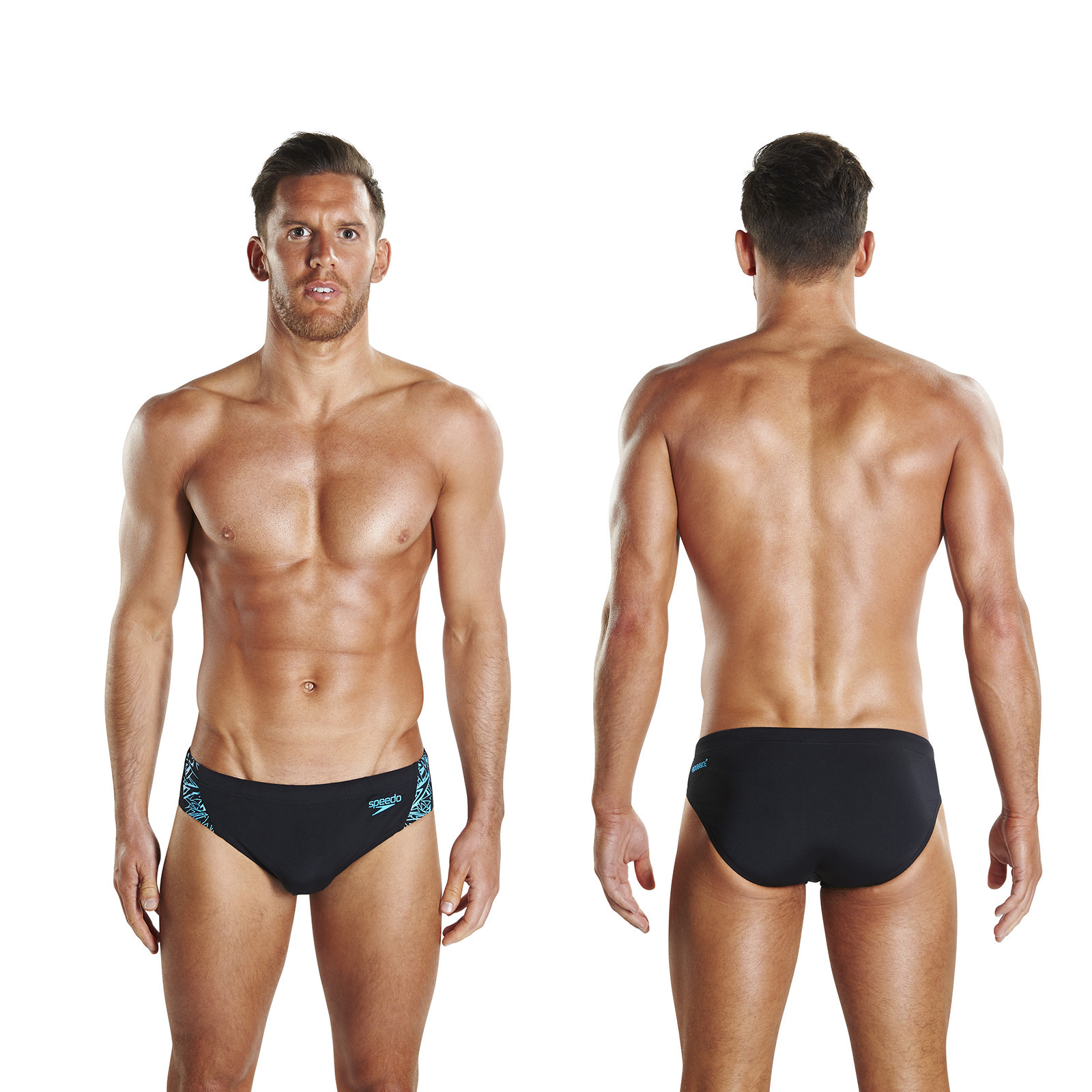 Плавки Badehose Schwimmhose Herren с шипованной резинкой на штанине, короткие, 7-сантиметровые