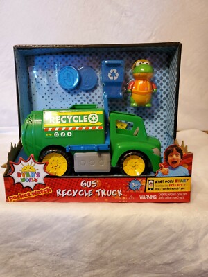 RYAN'S WORLD Gus The Gummy Gator Recycle Truck BRAND