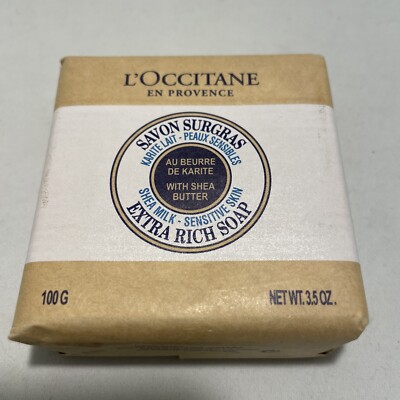 Seife L´occitane Shea Milk Sensitive Skin Extra Rich Soap (100 g)