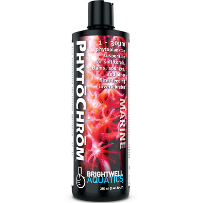Brightwell Aquatics PhytoChrom 250mL Phytoplankton Blend Liquid Coral Food