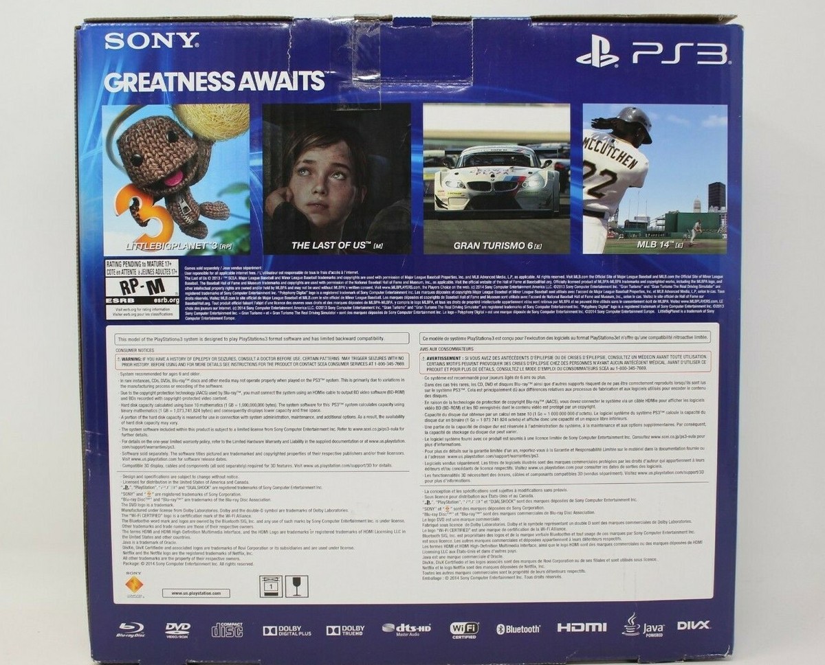 Nintendo Sony PS3 500Gb EMPTY BOX | eBay