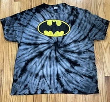 Batman Tie Dye Men’s Tee Shirt Delta Apparel DC Comics XL
