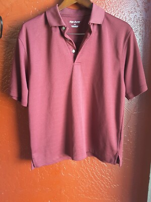 Top Flite Polo Golf Shirt Men's Medium Burgundy