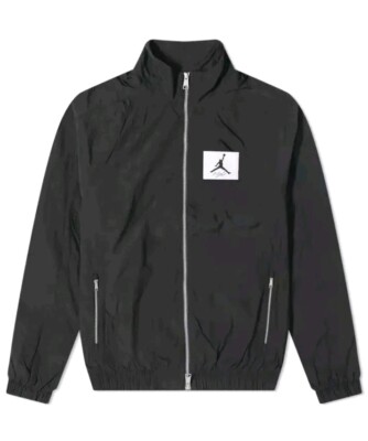 $125 Air Jordan Essentials Flight Jacket Black Size Men's Medium DQ7336-010 Nike
