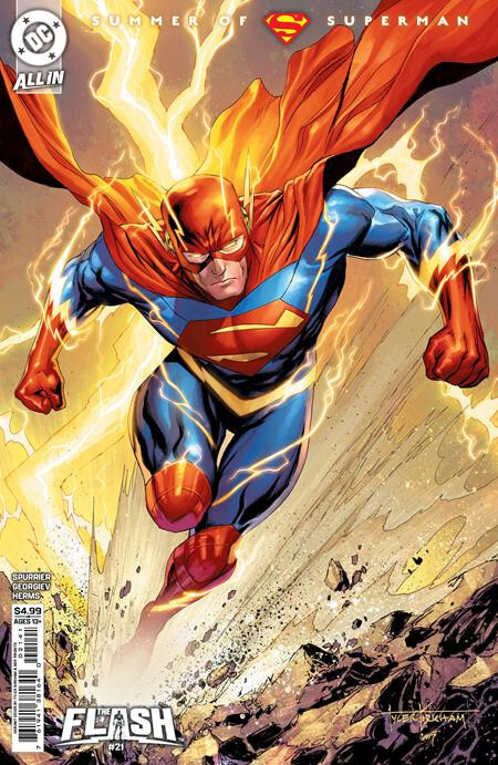FLASH #21 (TYLER KIRKHAM SUPERSMASH-UP D VARIANT)(2025) COMIC ~ DC