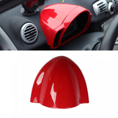 For Benz Smart Fortwo 2009-2015 Bright Red Central Console Dashboard Panel Trim