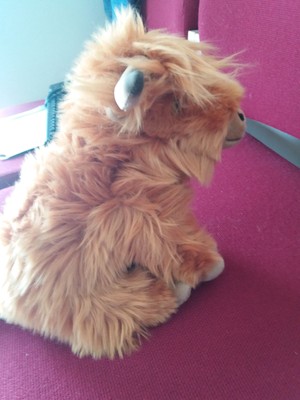 living nature highland cow soft toy