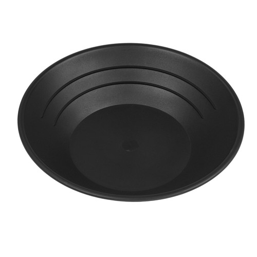 10" Black Plastic Gold Pan – 2 Pack for Gold Prospecting & Mining - Picture 4 of 6