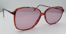 Vintage Marchon Carla Brown Tortoise Oval Sunglasses Japan FRAMES ONLY