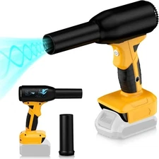 400W Cordless Violent Blower Mini Jet Fan Jobsite Leaf Blower For Dewalt 20V