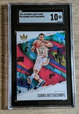Bucks Giannis Antetokounmpo 2019 Panini Court Kings #53 SGC 10