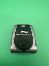 Timex Cinghia Nera Distanza Velocità Grigio Sistema GPS Nuove Batterie/Funzionante