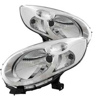 Halogen Scheinwerfer Set Links & Rechts Hauptscheinwerfer H4 FüR CitroëN C1