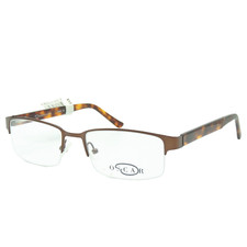 Oscar De La Renta 837 Semi Matte Brown Tortoise Eyeglass Frame 53 18 140