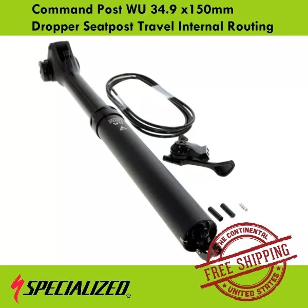 Specialized Command Post WU 34.9 x150mm Dropper Seatpost Travel Internal Routing