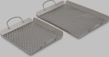 BBQ Grilling & Smoking Basket Trays - 2 Baskets included