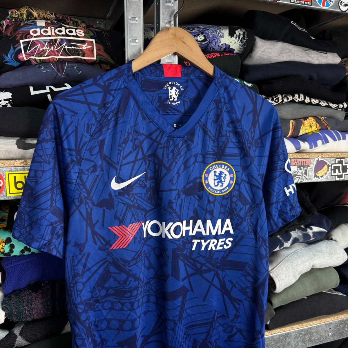 CHELSEA FC 2019 2020 HOME FOOTBALL SHIRT SOCCER JERSEY NIKE Sz M