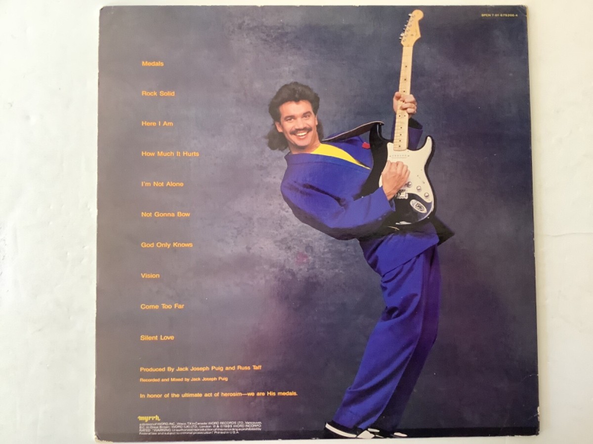 Russ Taff MEDALS 1985 M- vinyl LP bonus CD TESTED w/original inner