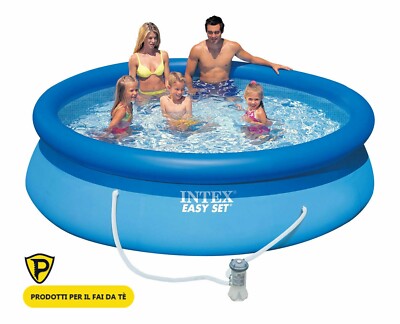Aufstellpool Easy Rund Cm 305x61 Mit Pumpe Und Filter 28118NP
