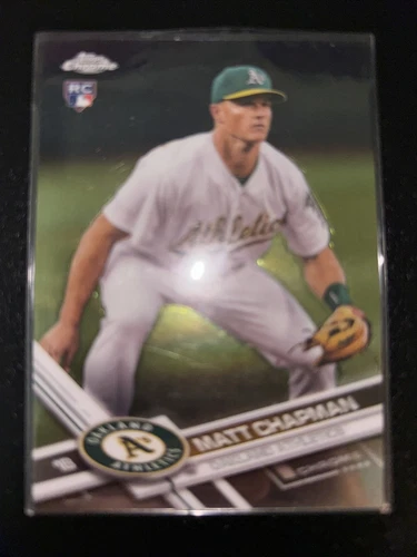 2017 Topps Chrome Update Base Rookie Matt Chapman HMT53 San Francisco Giants
