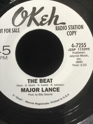 Major Lance - The Beat / Investigate - Okeh Demo