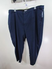 New Catherines Universal Capri Size 28W Blue Flat Elastic Waist Button Zipper