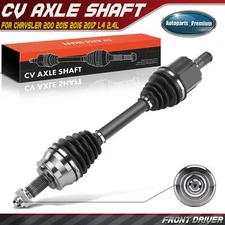 Front Left Driver Side CV Axle Assembly for Chrysler 200 2015 2016 2017 L4 2.4L