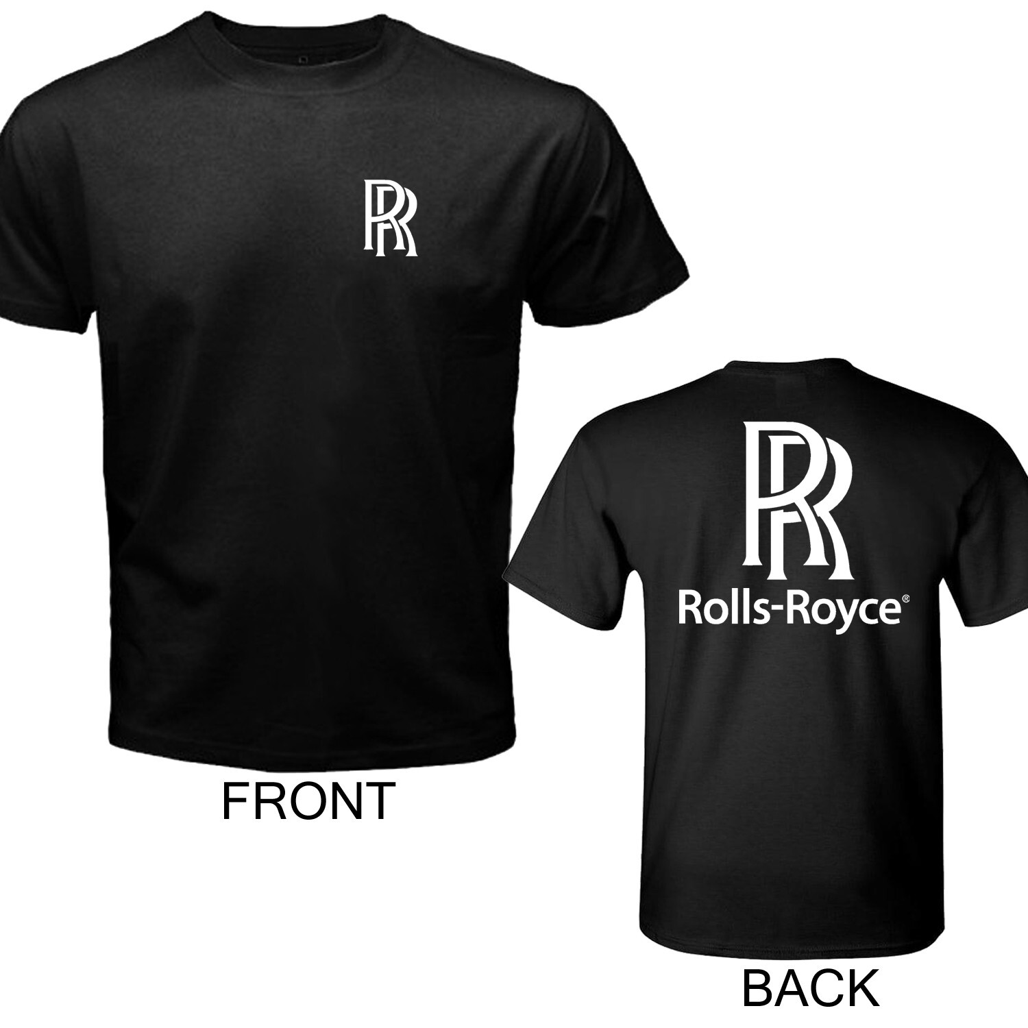 Rolls Royce Men's Black Size S to 5XL