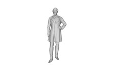 Printle H Homme Andrew Jackson--President of USA Figure for Dioramas Train Sets
