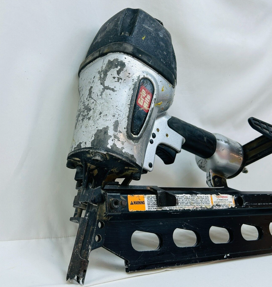 Grip Rite 21° Plastic Strip Framing Nailer, Round Head Nail Gun 23.5